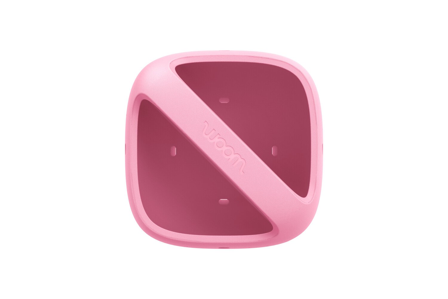 Rosa POP Kinderfahrradkorb von woom aus der Vogelperspektive